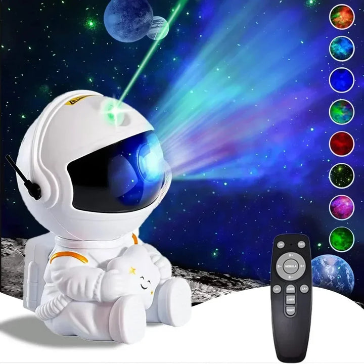 Projetor de estrelas Galaxy Night, Light Astronauta Projetor espacial Nebulosa estrelada LED Lâmpada de teto para decoração de quarto e casa ,Presente para crianças