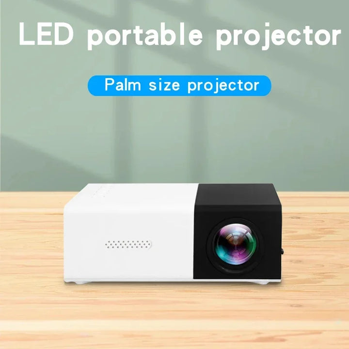 2025 New YG300 Mini LED Projector Yg300 Upgraded Versao 1000 Lumen 320x240P HDMI-compatible USB Audio Home Media Player Beamer