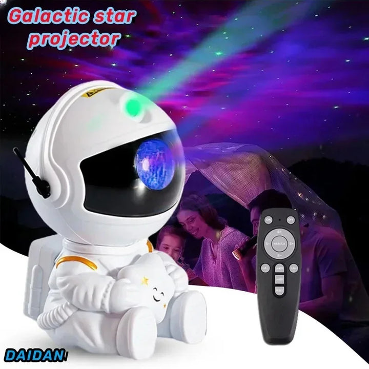 Projetor de estrelas Galaxy Night, Light Astronauta Projetor espacial Nebulosa estrelada LED Lâmpada de teto para decoração de quarto e casa ,Presente para crianças